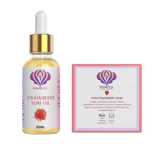 SWEET STRAWBERRY DUO- FIXES VAGINA ODOR, DRYNESS, ITCHING, PH BALANCE, BV, YEAST INFECTIONS